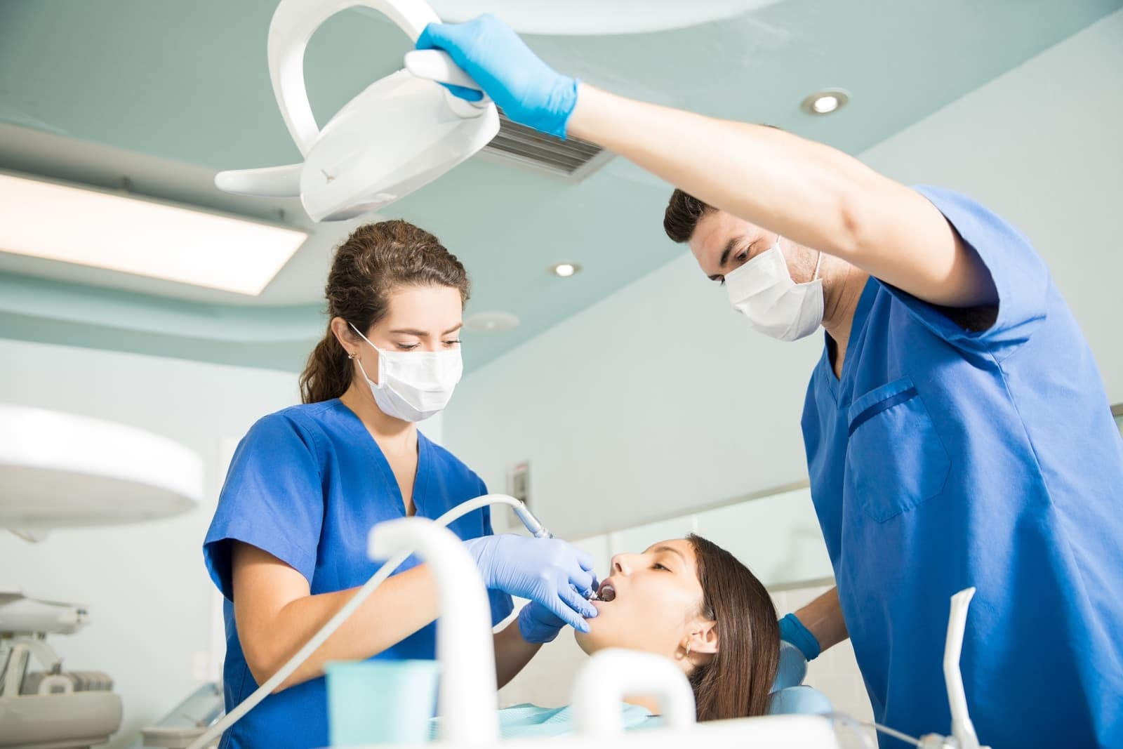 Dentist providing gentle care to a patient at Miso Dental Care